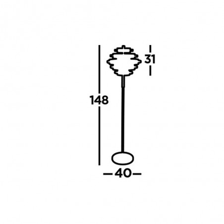 Lampadaire LED Hive (34W)