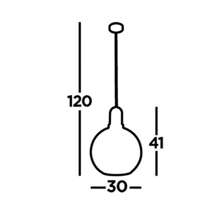 Lampe de plafond Snowdrop