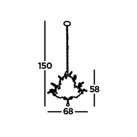 Lampe de plafond Bouquet