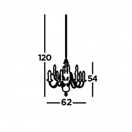 Lustre Flemish (12 lumieres)