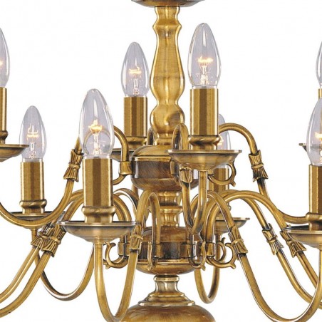 Lustre Flemish (12 lumieres)
