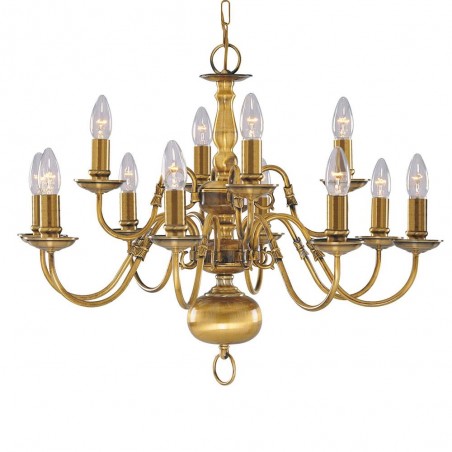 Lustre Flemish (12 lumieres)