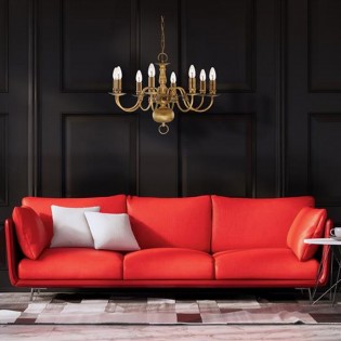 Lustre Flemish (12 lumieres)