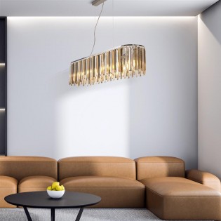 Lampe de suspension lineal Clarissa
