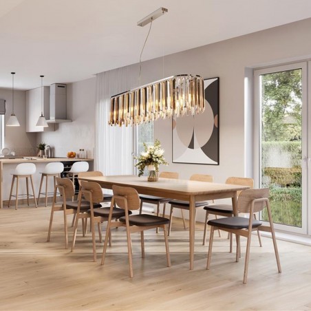 Lampe de suspension lineal Clarissa