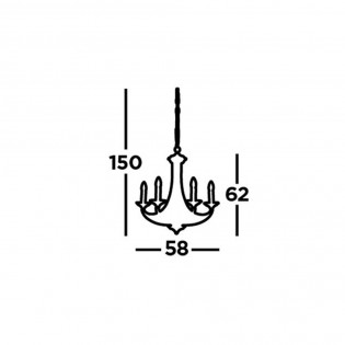 Lustre Belfry (5 lumieres)