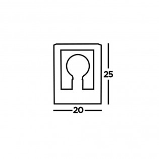 Lampe á poser Square