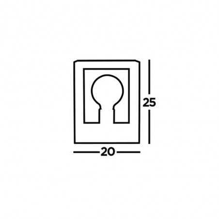 Lampe á poser Square