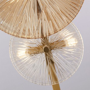 Lampadaire Wagon Wheel (6 lumieres)