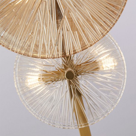 Lampadaire Wagon Wheel (6 lumieres)