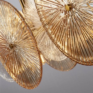 Lampe de plafond Wagon Wheel (10 lumieres)