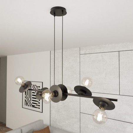 Lampe de plafond Dampur (6 lumieres)