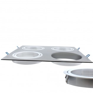 Kardan Helium Aluminium (4 lumières)
