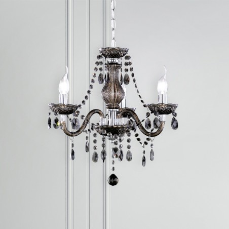 Lustre Lüster Noir (3 lumières)