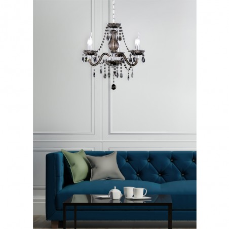 Lustre Lüster Noir (3 lumières)