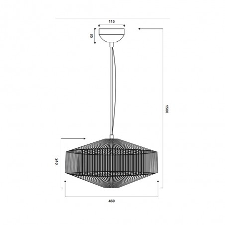 Lampe de plafond Svea