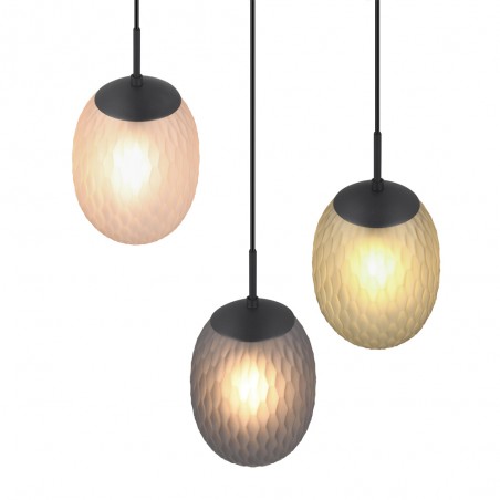 Lampe de suspension Facette (3 lumieres)