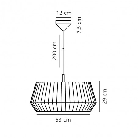 Lampe a suspension Dicte 53