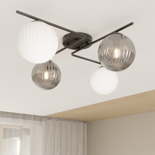 Plafonnier Davison Mix (4 lumieres)