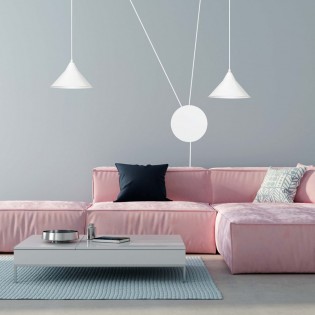 Applique Murale Cerremo Blanc (2 lumieres)