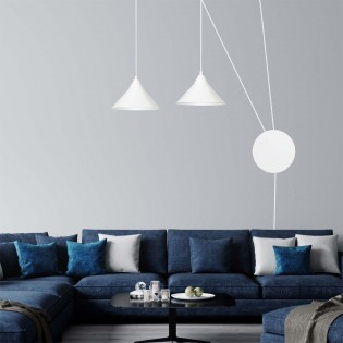 Applique Murale Cerremo Blanc (2 lumieres)