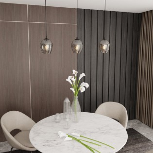 Lampe de plafond Domos Graphite
