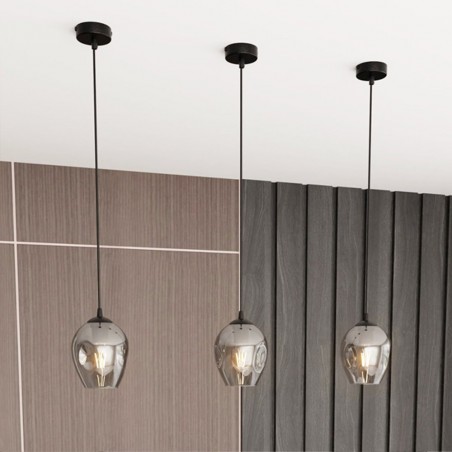 Lampe de plafond Domos Graphite