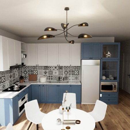 Lustre Flik Noir (6 lumieres)