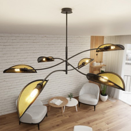 Lustre Flik Noir (6 lumieres)
