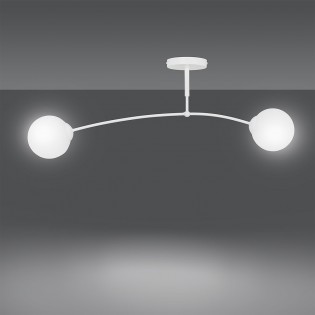 Plafonnier Mobis Blanc (2 lumieres)