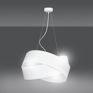 Lampe de plafond Tisla Blanc