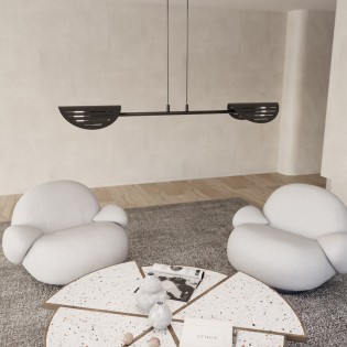 Lampe de plafond Urtado (2 lumieres)