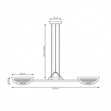 Lustre Urtado (4 lumieres)