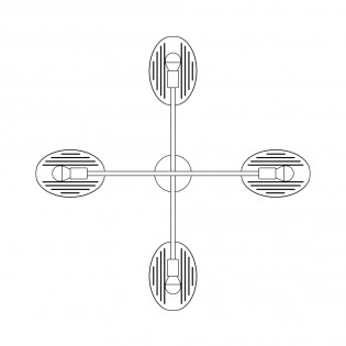 Lustre Urtado (4 lumieres)