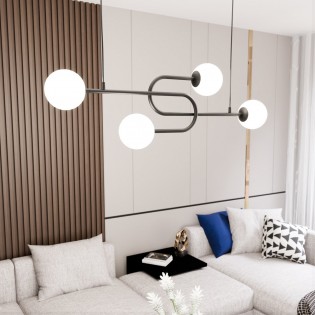 Lampe de plafond Marty (4 lumieres)