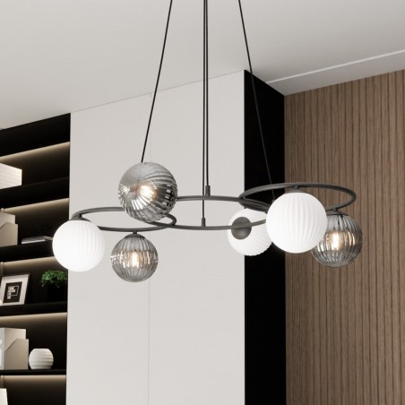 Lampe de plafond Pensal Mix (6 lumieres)