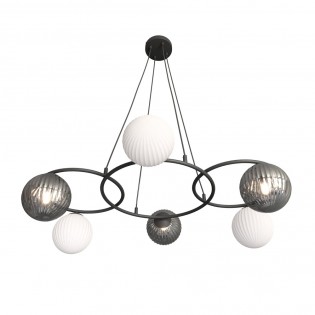 Lampe de plafond Pensal Mix (6 lumieres)