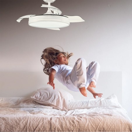 Ventilateur LED avec pales pliantes Anemoi CCT (72W)