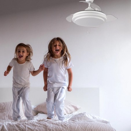 Ventilateur LED avec pales pliantes Eolos CCT (72W)