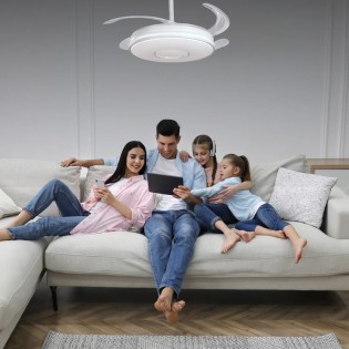 Ventilateur LED avec pales pliantes Sotovento CCT (72W)