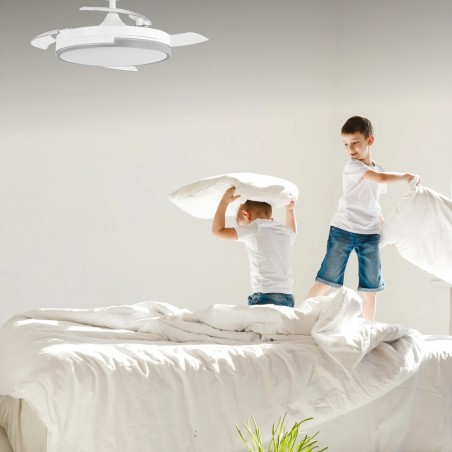 Ventilateur LED avec pales pliantes Vespero CCT (72W)