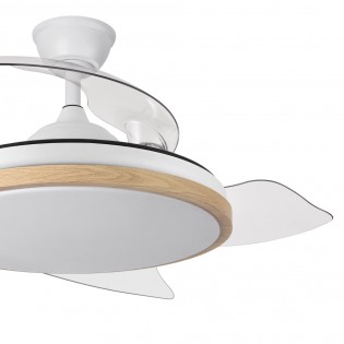 Ventilateur LED avec pales pliantes Aquilone CCT (72W)