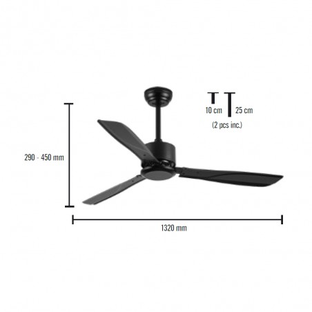 Ventilateur de plafond Sharki