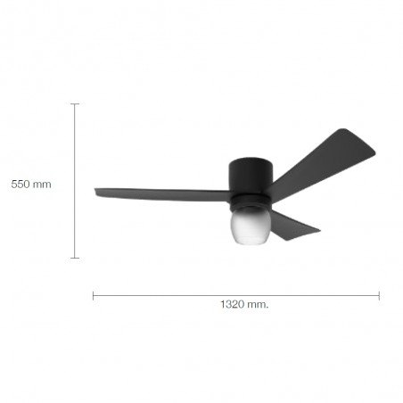Ventilateur de plafond avec lumiere Bayamo