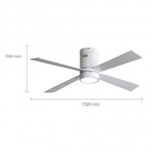 Ventilateur de plafond LED Buster CCT Dim (22W)