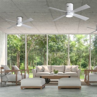 Ventilateur de plafond LED Buster CCT Dim (22W)