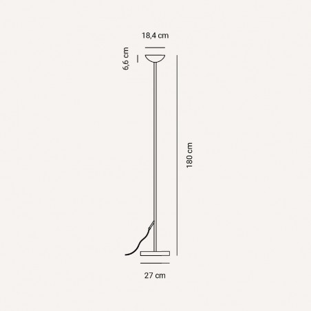Lampadaire LED Lester (16W)