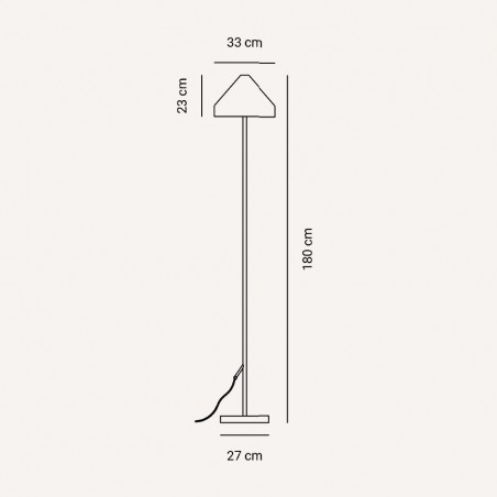 Lampadaire Lester (2 lumieres)