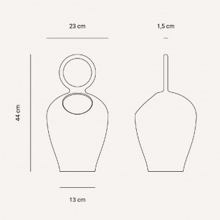 Lampe portable avec batterie rechargeable Clay