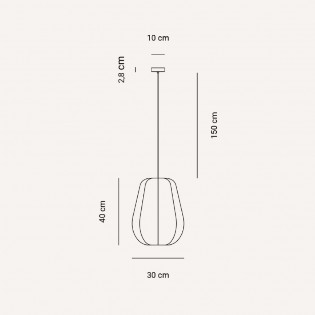 Lampe de suspension Catcus
